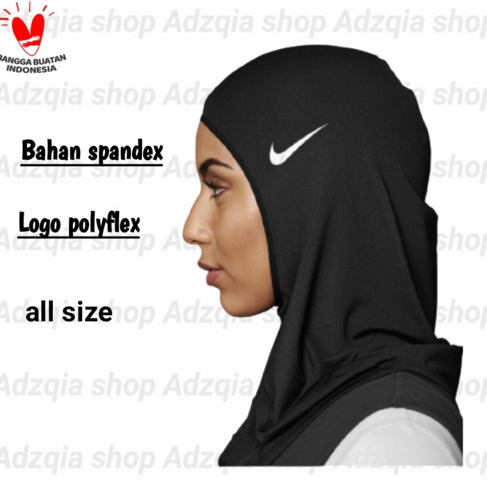 Hijab Sport Nike Kerudung Olahraga