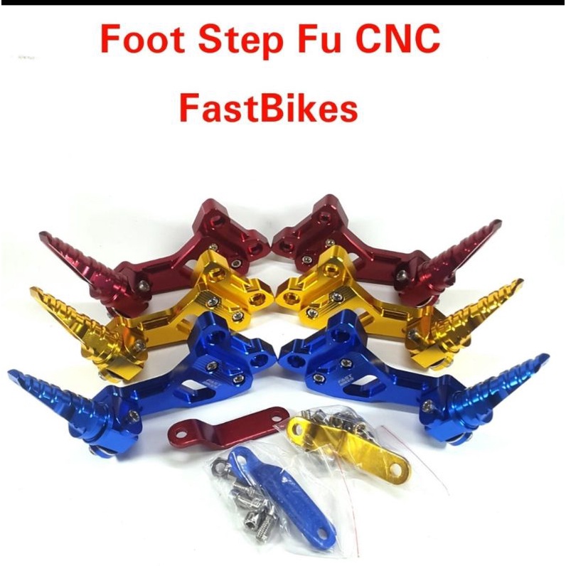 Step Gantung Satria Fu CNC Robot / Step Belakang Satria Fu CNC / Pijakan Kaki Belakang Satria Fu