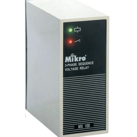 MX 100A - PHASE FAILURE RELAY & PHASE SEQUENCE 3 PHASE - MIKRO