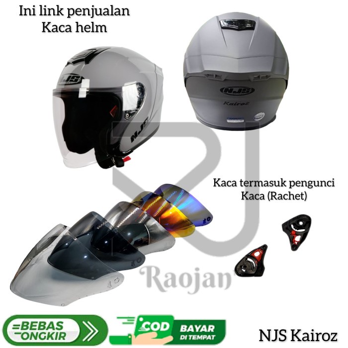 Sale KacaHelmNjsKairozVisorHelmNjsKairoz
