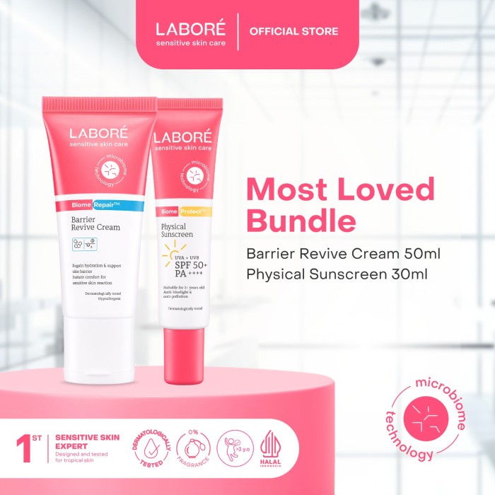 ACBEAUTY- Labore Most Loved Bundle (Barrier Revive Cream 50ml & Physical Sunscreen 30ml) -