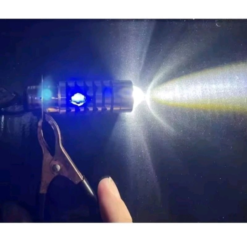 Limited Lampu Led Depan Motor Bebek Matic H6 2 Mode Putih Kuning Jauh Dekat Super Terang - Headlamp