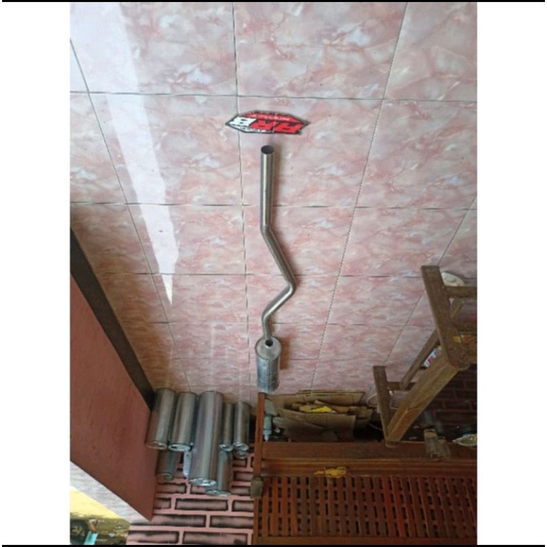 Terlaris Pipa Belakang Dan Tabung Standar Knalpot Mobil Carry Extra, Carry 10,Carry 13