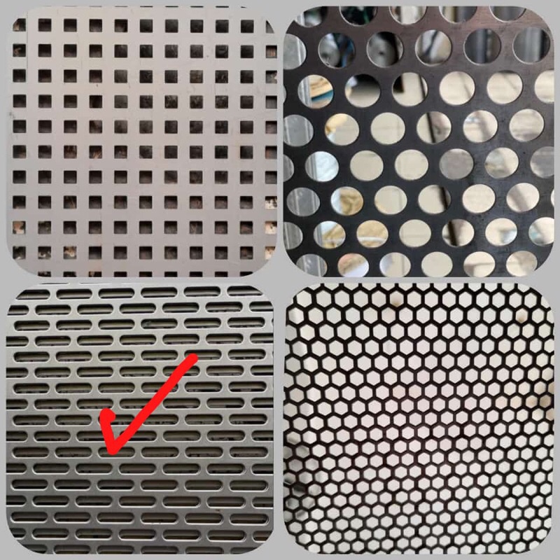 Plat Lubang KAPSUL / Perforated Besi Capsule Capsul Pelat Lobang