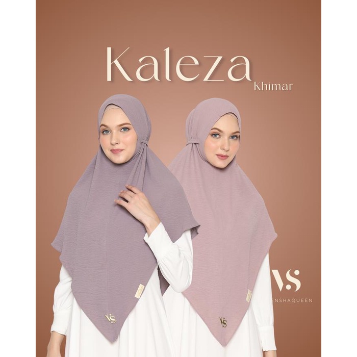 Valenshaqueen Kaleza Khimar L Hijab Instan Jilbab Syari Kerudung Jumbo Hijab Crinkle Ori Airflow