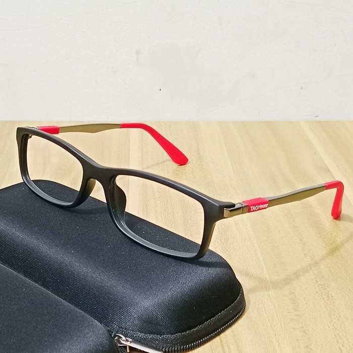 *TOP* FRAME KACAMATA TAG HEUER TITANIUM PLUS BACA PROGRESIF PHOTOCROMIC