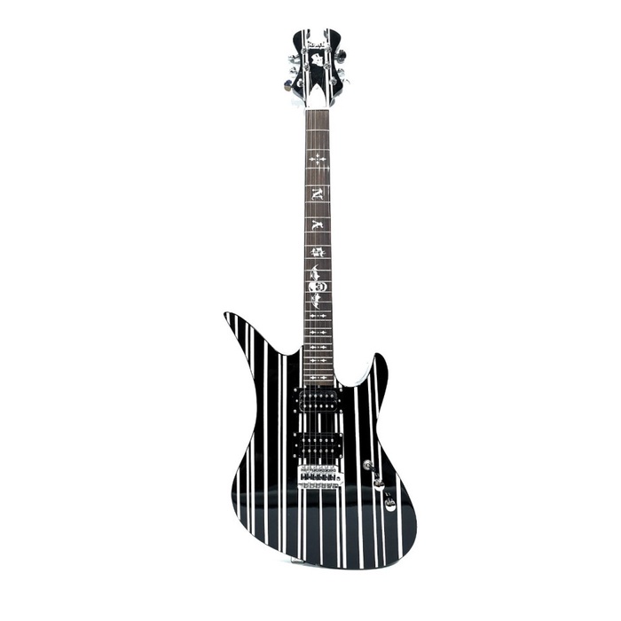 Nevarastore- Gitar Elektrik Schecter Synyster Gates Avenged Black Tas Kabel Jack