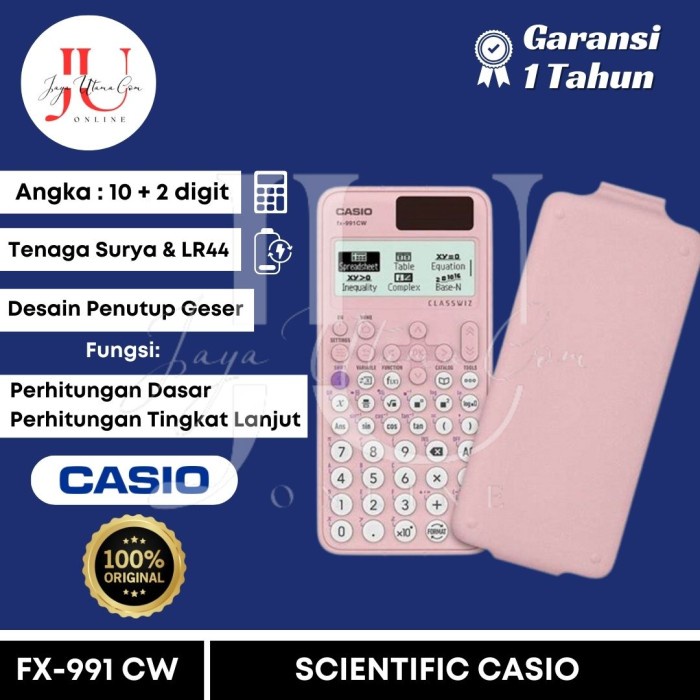 

Jual [READY] Casio FX-991CW / FX-82CW ClassWiz Model Scientific Original Calculator
