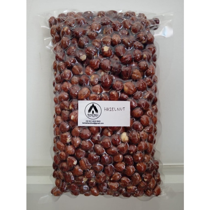 

Raw Hazelnut Natural / Kacang Hazelnut Mentah Natural 500 gram