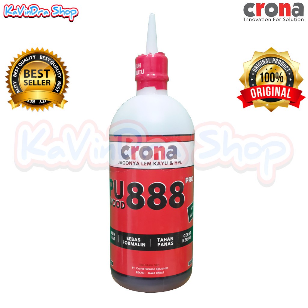 

Lem Kayu Crona PU Wood 888 450 Gram - Lem Polyurethane