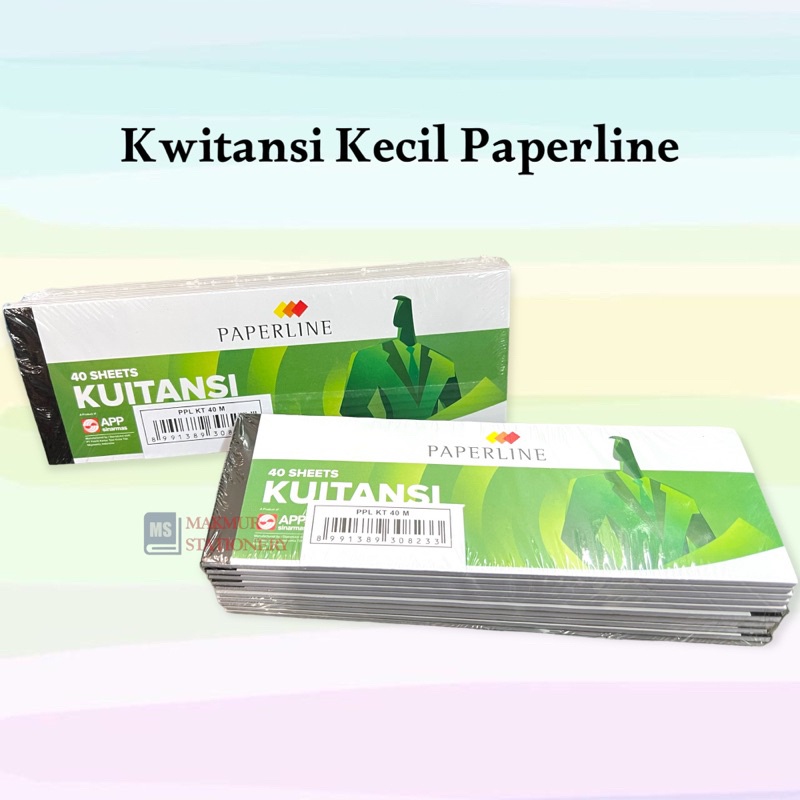 

Buku Kwitansi/Kwitansi Kecil Paperline (Pak 10 Pcs)