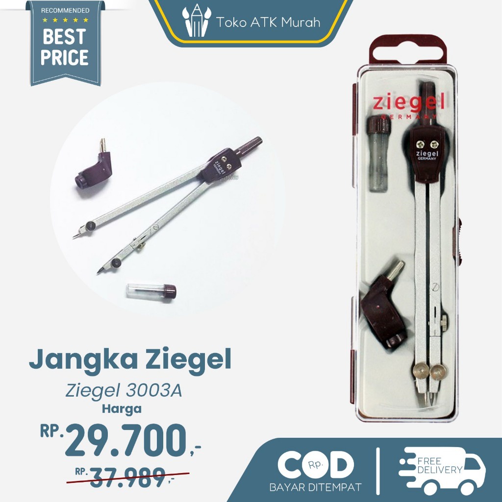 

Jangka Ziegel Basic Compass SO3003A Jangka Pelajar & Mahasiswa Alat Gambar Teknik