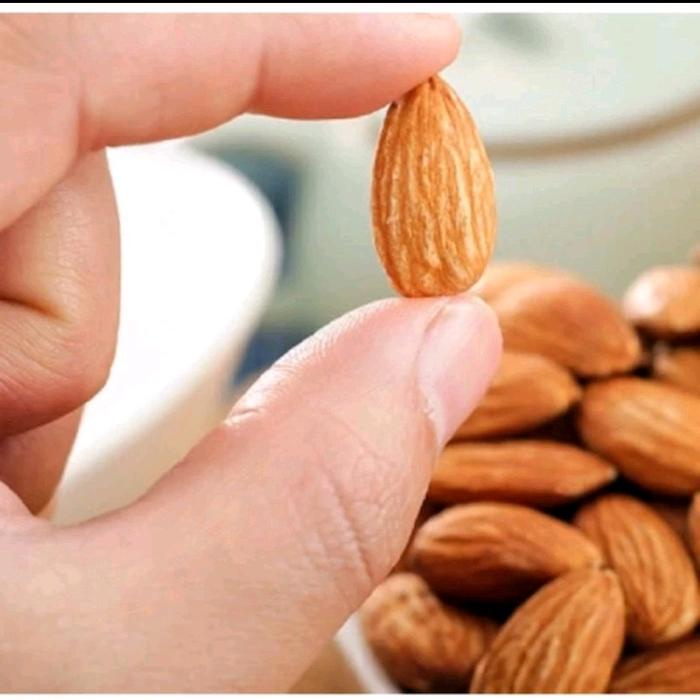 

terbaru !!! kacang almond kupas kacang almond roasted kacang arab camilan makanan food snacks mede