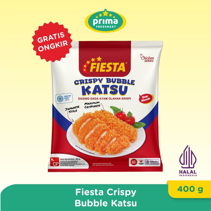 

terbaru !!! fiesta crispy bubble katsu 400 gr/pac ready