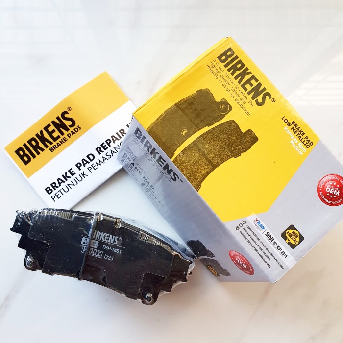BIRKENS BRAKE PAD - KAMPAS REM BELAKANG FORTUNER VRZ