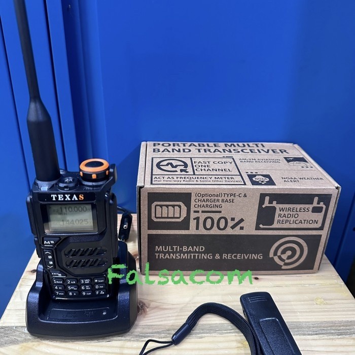 Paling Berkualitas Ht Texas Tx-3 Texas Tx3 Multi Band Air Band Vhf Uhf