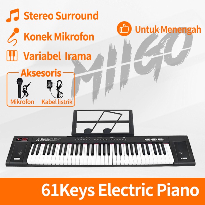 Keyboard Electronic 61 Keys / Organ Elektronik Pemula Anak-Anak New Product