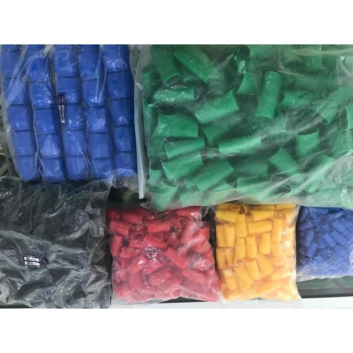 JT READY VINYL END CAP/PELINDUNG SKUN KABEL 70 MM V-60/KONDOM SKUN WARNA