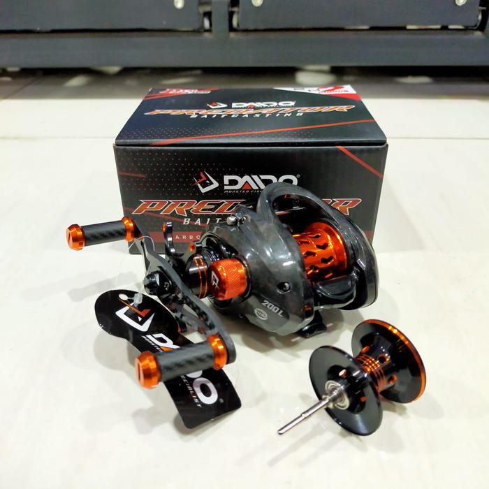 Produk Terbaru Reel Bait Casting - Daido Predator Sw Proseries 200L Daido Predator Finesse 150 Sw