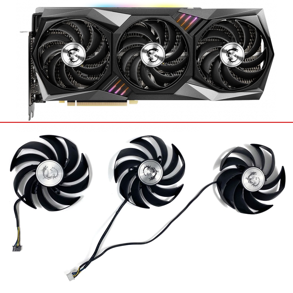 SALE NEW cooling fan RX 6800XT GAMING X TRIO GPU Fan For MSI RTX 3060 3060TI 3070 3070TI 3080 3080TI