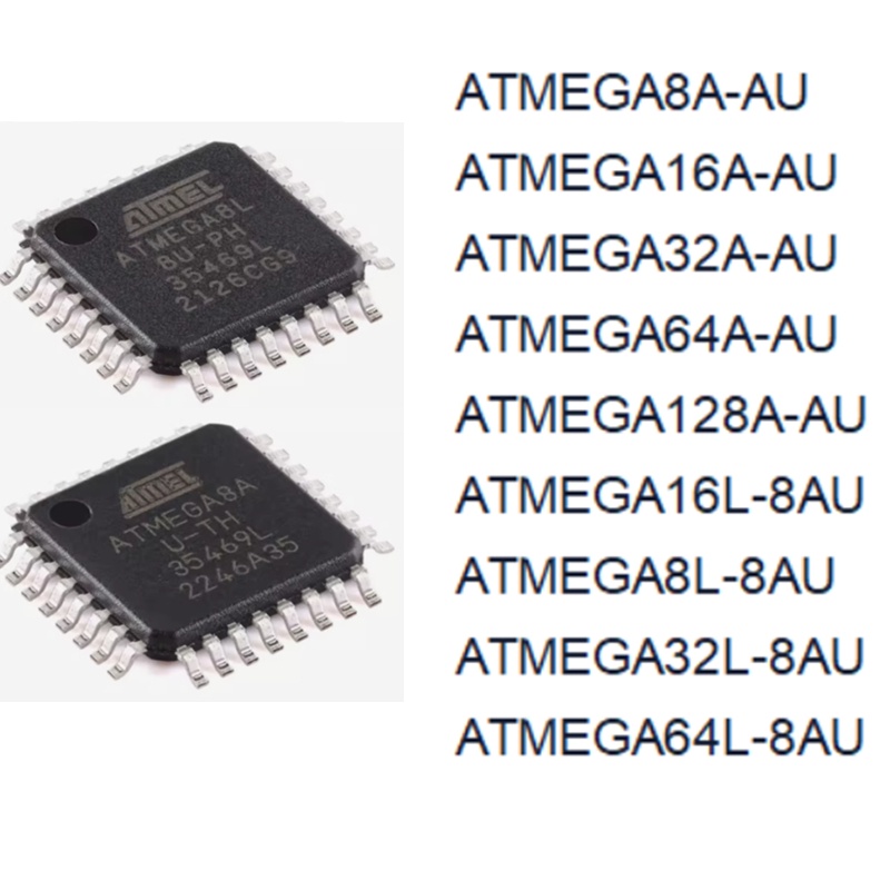 SALE 10PCS ATMEGA8A-AU 8L-8AU 8MU 8PU 8AUR ATMEGA8A-PU MU AUR ATMEGA8-16AU 16MU ATMEGA8-16PU LQFP DI