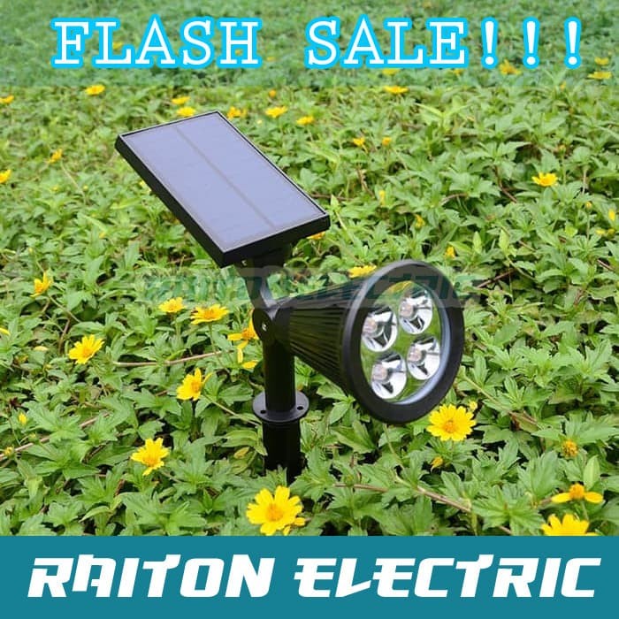 Lampu Sorot Taman Tenaga Surya / Lampu Sorot Solar Cell / Lampu Teras