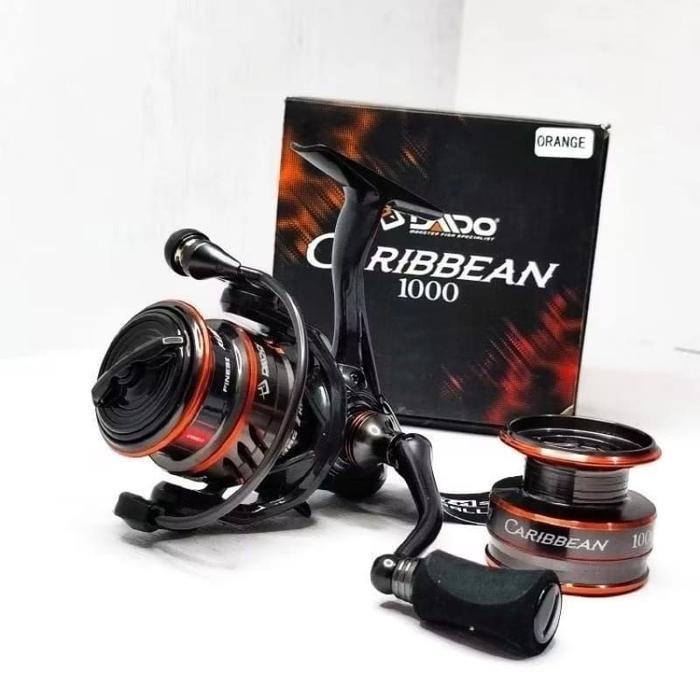 Reel Carbon Sw Daido Caribbean - Free Spool #Gratisongkir