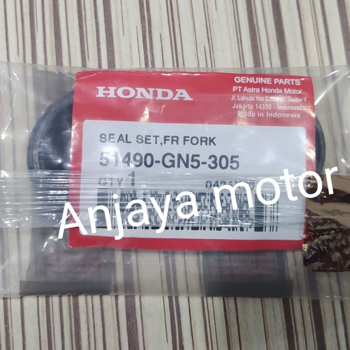 Seal sil shock depan Grand Supra, Beat, Vario, original Honda