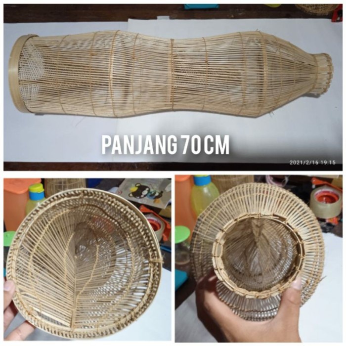 SALE BUBU PERANGKAP IKAN TRADISIONAL ALAT JEBAKAN IKAN DARI BAMBU