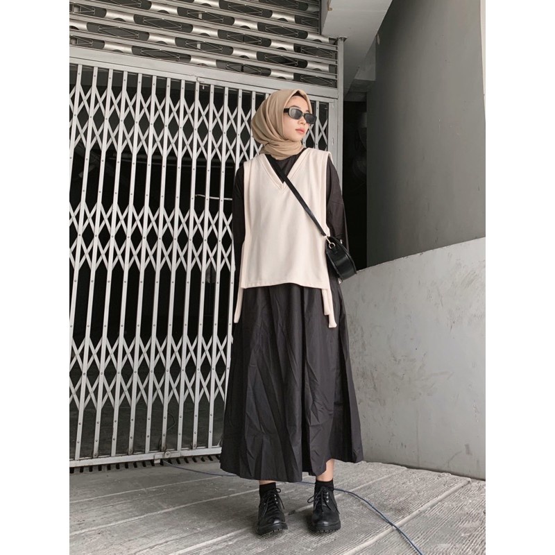 PROMO / ETTRA VEST/ROMPI KNIT WANITA