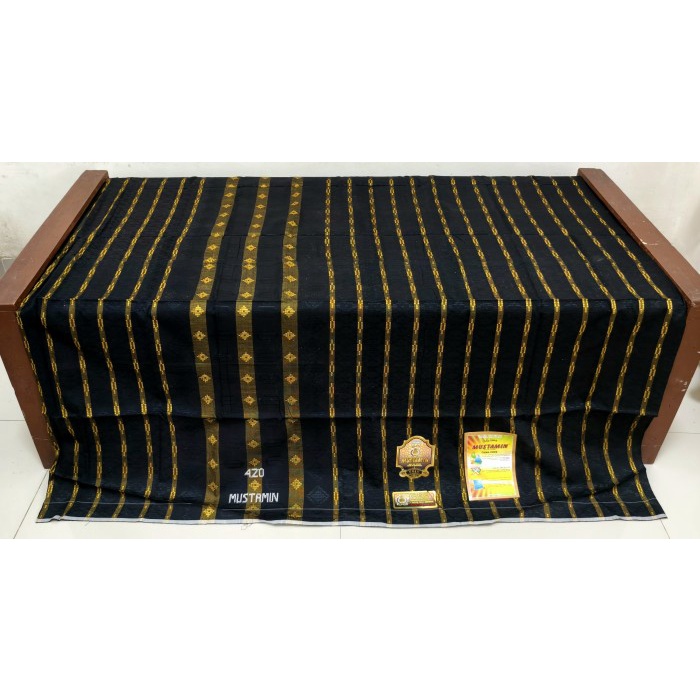MURAH Sarung Tenun Tradisional Mustamin 420 Sutra 50% Motif SGT