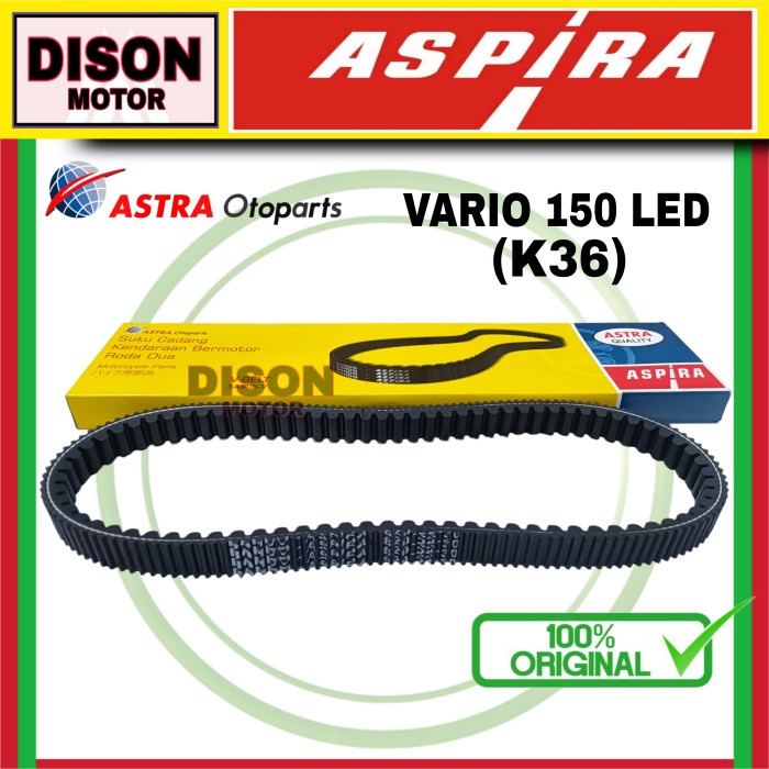 BEST SELLER VANBELT ASPIRA VARIO 150 ESP LED K36 ORIGINAL VBELT BANDO ASTRA OTOPARTS
