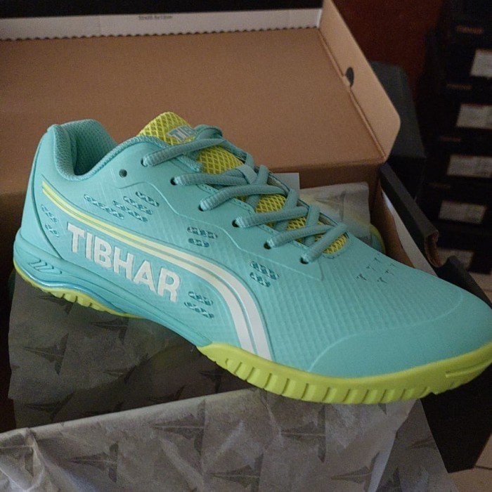 Sepatu Pingpong TIBHAR 02308 Flourescent Green Original 100%