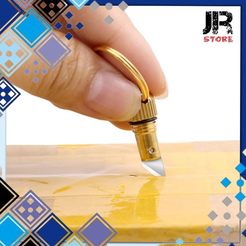 

Pisau Cutter Mini Gantungan Kunci K13 Golden