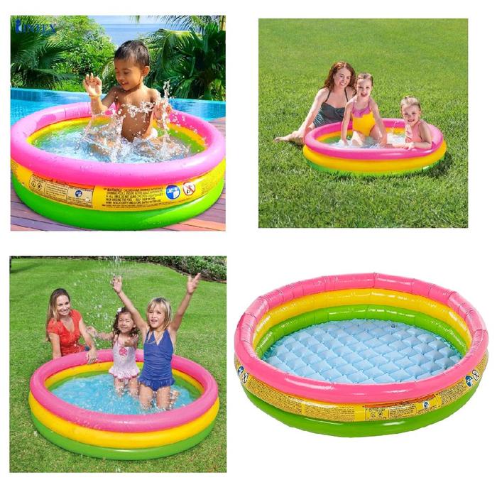 Intex Kolam Renang Karet Bulat Lingkaran Anak Baby Maianan Anak