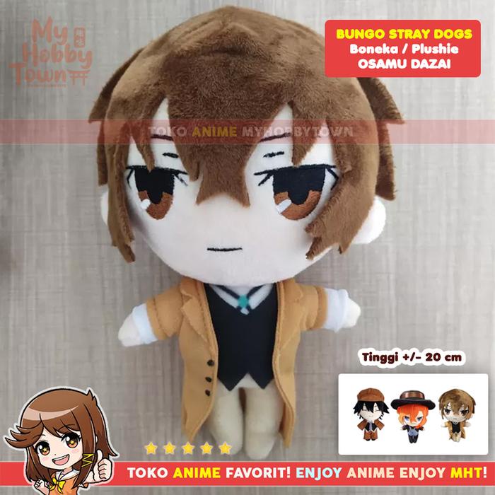 Boneka Karakter Anime Bungou Stray Dogs Osamu Dazai Plushie Doll
