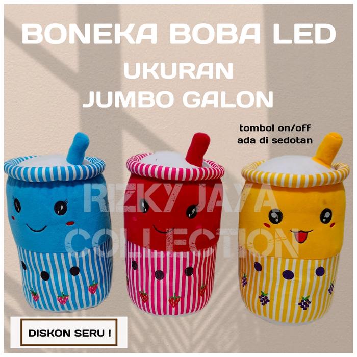 Boneka boba jumbo LED / boba jumbo LED / boneka boba
