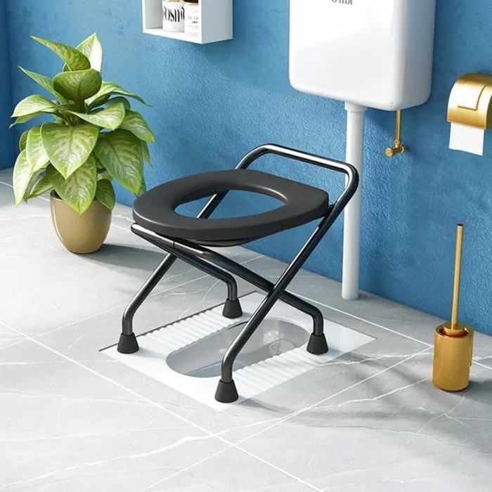 Kursi Toilet Lipat Kursi Toilet Kursi Toilet Praktis Kursi Toilet Untuk Orang Tua atau Ibu Hamil