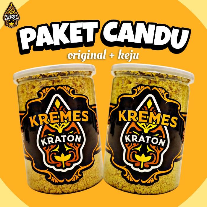 

PAKET CANDUKREMES KEJU + KREMES ORI "Kremes Kraton'