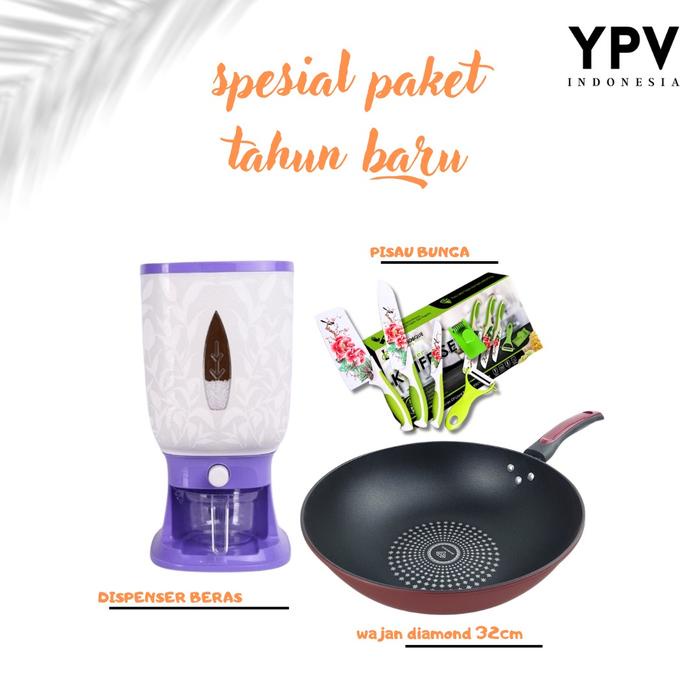 

YPV - PAKET SPESIAL TAHUN BARU II (WAJAN + PISAU BUNGA + DISPENSER BERAS)