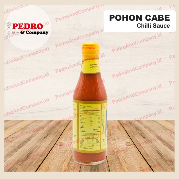 

Pohon cabe chili sauce sambal cabe 330ml - botol sedang