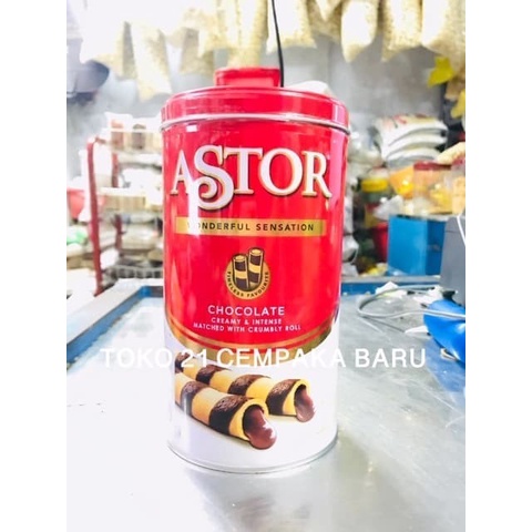 

Astor Chocolate Kaleng 330 gr Astor Coklat Cokelat Astor 330gr Murah