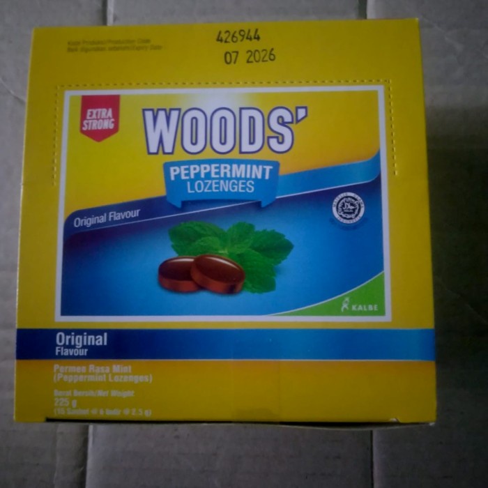 

permen woods original box 15 sachet