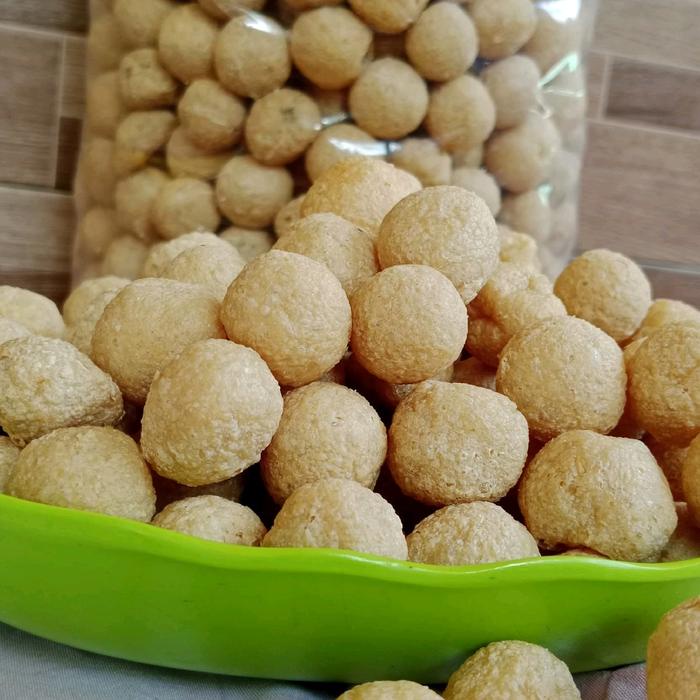 

1 kg Kripik Tahu Bulat Mini Crispy , Renyah dan Alami - Snack Food