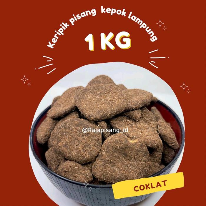 

PROMO termurahh 1 kg Keripik pisang coklat & aneka rasa asli Lampung (koin) Snack Food pisang coklat