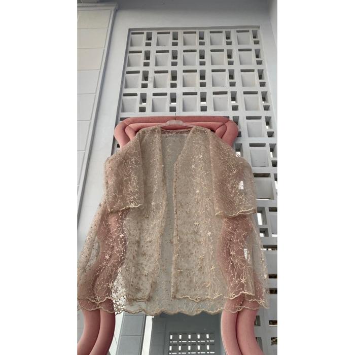 Best Seller Outer Jumbo Brokat Chansaa Ld 150 Bb 90-130Kg Kondangan Muslim Bigsize Mewah