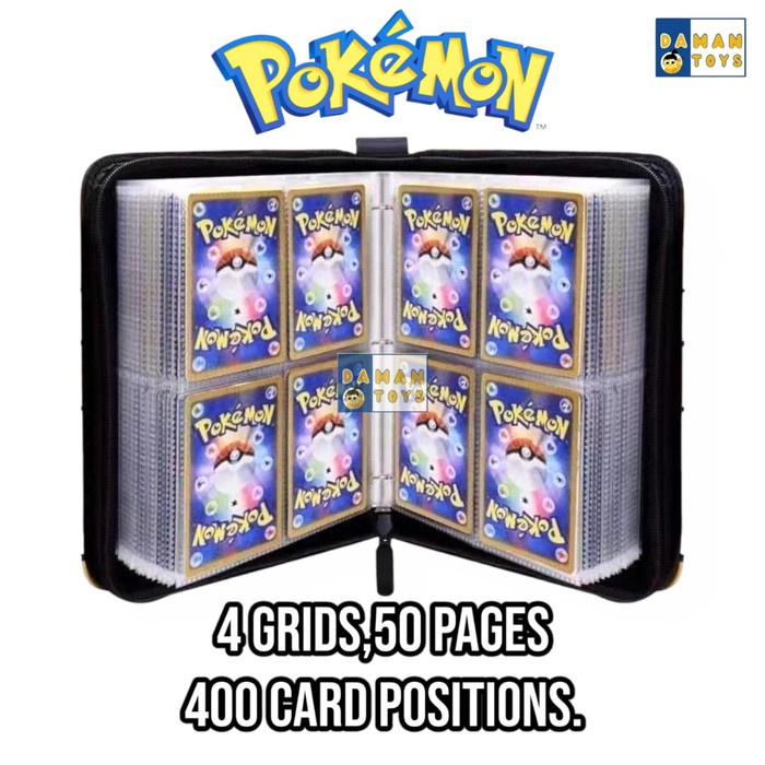 

Promo 400Pcs Buku Album Kartu Pokemon Kartu Game Terlaris