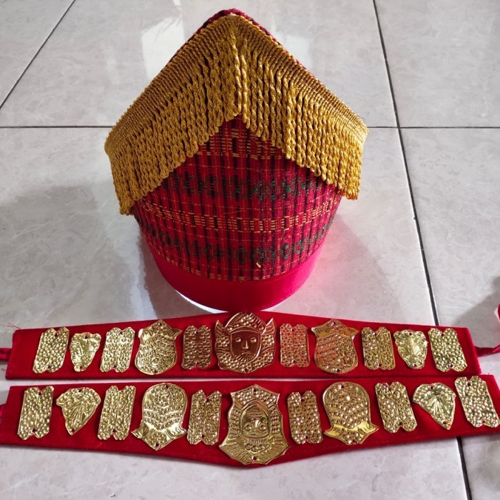 1 PAKET TOPI - SORTALI LEMPENGAN BATAK TOBA DEWASA PENGANTIN