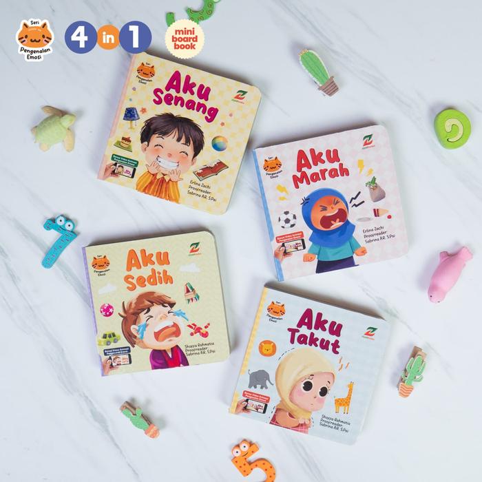 

Promo Ziyadbooks Boardbook Anak / Buku Bayi - Seri Pengenalan Emosi - Set 4 Buku Tbk