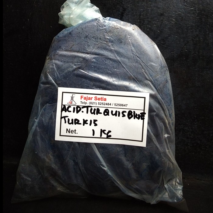 

READY STOK PEWARNA ACID TURQUIS BLUE / TURKIS READYY